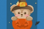 达菲小熊万圣节卡通头像