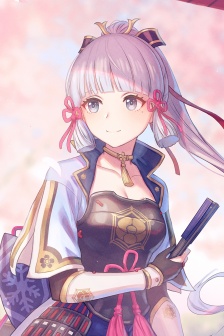 神裏綾華手機壁紙圖片