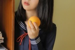 High-definition photo pictures of beautiful student girls in JK uniforms