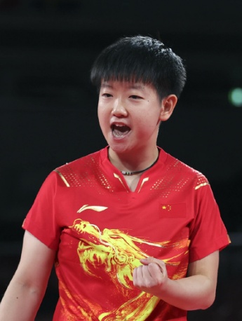 Sun Yingsha's high-definition live photos of the East Olympics women's singles final