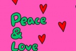 爱与和平创意手机壁纸