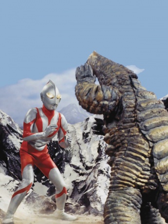 奧特曼與怪獸搏鬥手機壁紙