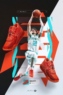 LaMelo Ball sneakers cool poster