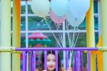 Sun Yi's childlike rainbow birthday photo shoot