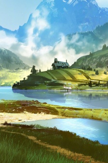 唯美清新動漫插畫手機壁紙