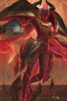 Original drawing of League of Legends Tarot series skin Xerath