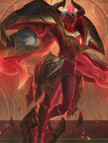 Original drawing of League of Legends Tarot series skin Xerath