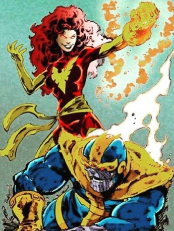 Dark Phoenix pictures in the Marvel DC crossover issue