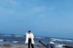 Fan Zhixin's handsome photos at the beach