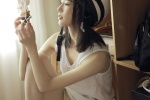 Sexy photos of energetic and long-legged beauties seducing themselves at home