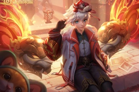 King of Glory Sun Binyin Tiger Spreads Wings HD Desktop Wallpaper