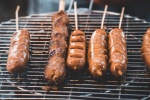 Delicious grilled sausage pictures desktop wallpaper