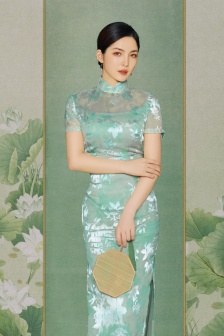 Wang Zhongyao sexy cheongsam photo pictures