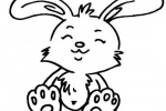 Rabbit simple drawing picture