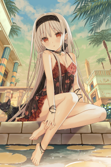 性感动漫少女手机壁纸