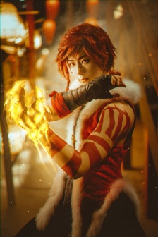 King of Glory Pei Qinhu Liuhe Tiger Fist cos feature film