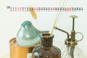 December 2021 Home Still Life Beautiful Calendar Wallpaper