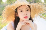 Fresh summer straw hat beauty wallpaper picture
