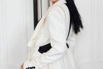 Cecilia Cheung pure white silhouette suit super A photo pictures