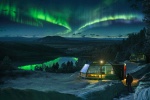 Aurora scenery HD picture desktop wallpaper