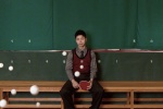 Pictures of Ma Long, captain of the Chinese table tennis team