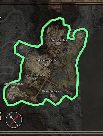 艾尔登法环希芙拉河地图全貌