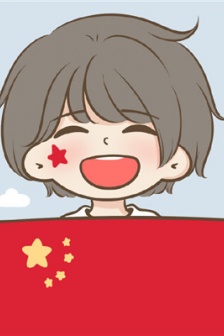 National Day Couple Cartoon Avatar Picture