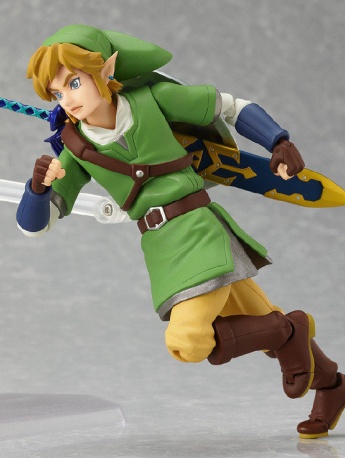 塞尔达传说天空之剑林克手办细节图
