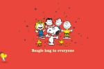 史努比官方Beagle Hugs纪念壁纸
