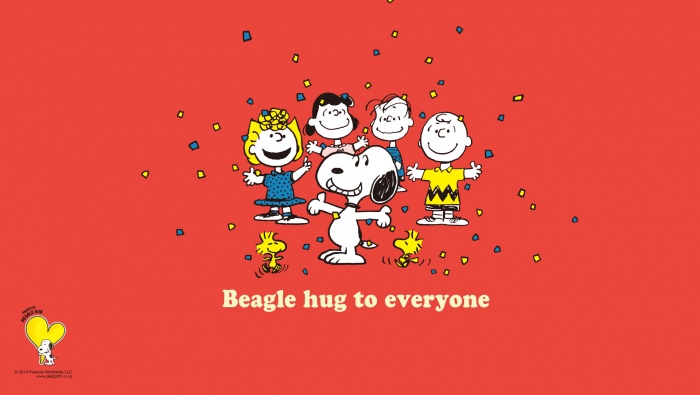 Snoopy Official Beagle Hugs Memorial Wallpaper