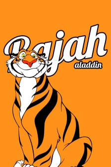 阿拉丁老虎主題手機壁紙