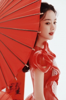 Zhao Liying's festive photos of the Year of the Tiger