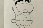 Crayon Shin-chan simple drawing