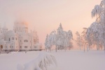唯美冬日雪景圖片桌麵壁紙