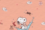 Snoopy twelve constellations cartoon mobile wallpaper