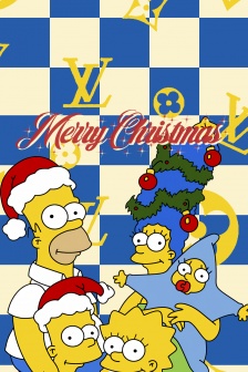 American cartoon Christmas series mobile wallpaper