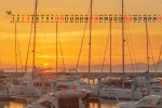 July 2021 sunset dusk desktop calendar wallpaper