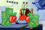 Mr. Krabs Dollar Emoticon Pack