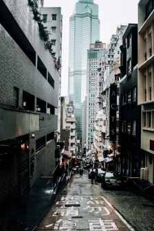 香港街头风景建筑手机壁纸