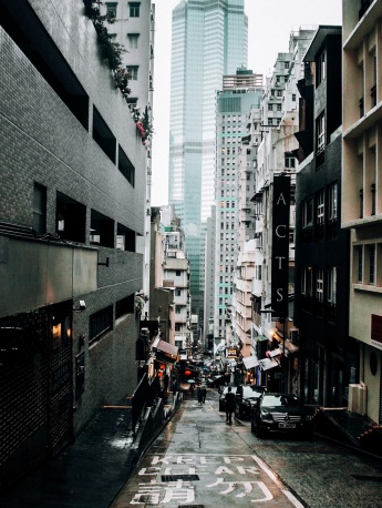 香港街头风景建筑手机壁纸