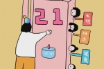 21岁生日快乐背景图