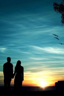 Romantic Chinese Valentine's Day beautiful mobile wallpaper