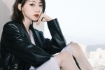 Wu Jinyan cool and sexy photo in black suit