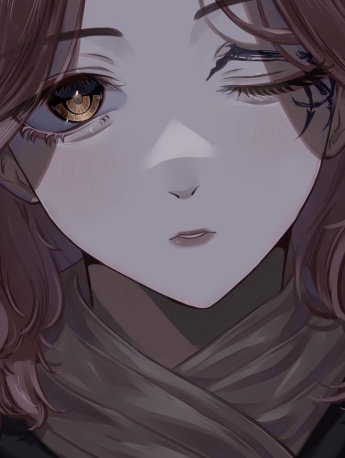 艾爾登法環梅琳娜手繪風手機壁紙