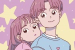 少女心卡通可愛情侶手機壁紙圖片