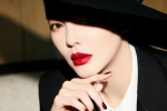 张雨绮西装红唇复古撩人写真图片