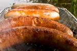 Delicious grilled sausage pictures desktop wallpaper