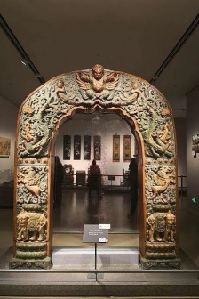 大報恩寺琉璃塔拱門局部細部大圖