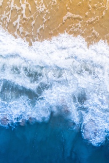 Vast sea scenery photography photo mobile wallpaper