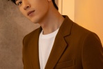 Jing Boran handsome photo in chocolate suit